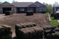 Sod Installation - FRESH GRASS - Kentucky Bluegrass North Bay Ontario
